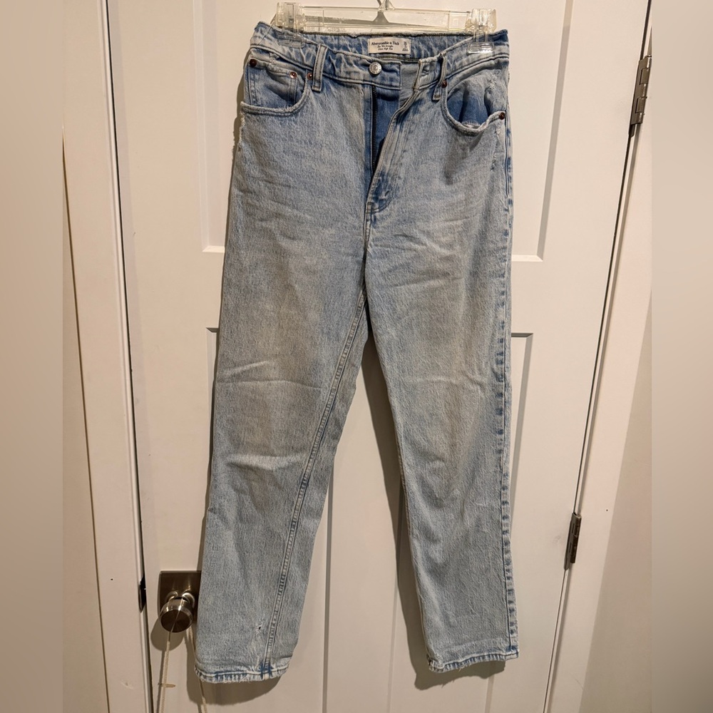 Abercrombie 90s straight ultra high rise jeans